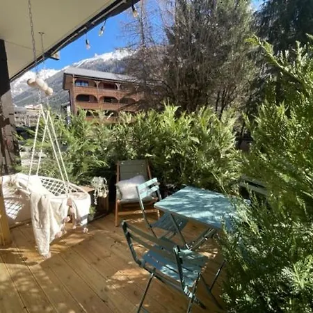 Appartement Terrasse Vue Mont Blanc, Centre Chamonix
