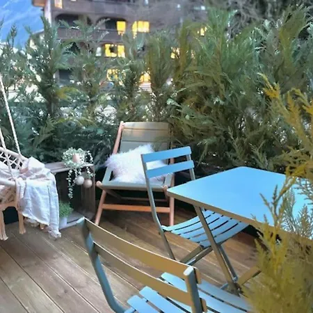 Terrasse Vue Mont Blanc, Centre Chamonix Appartement *
